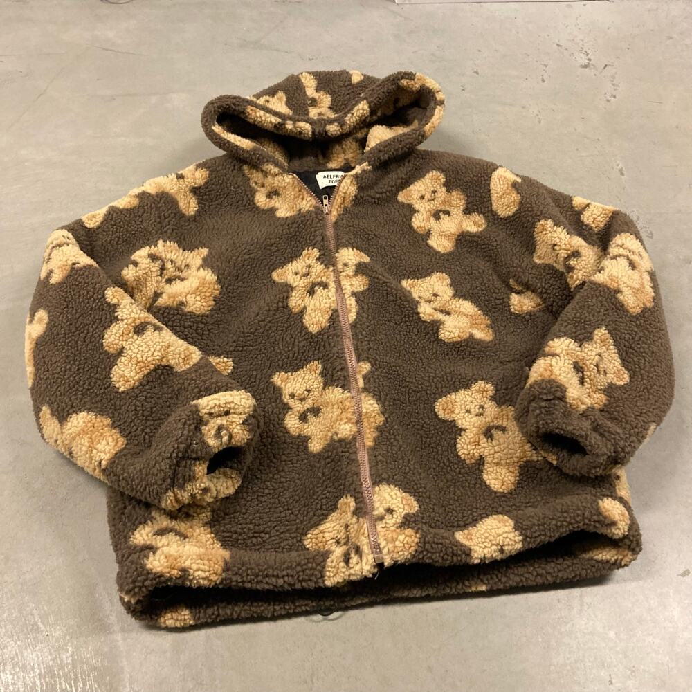 Y2k aelfric Eden teddy bear fleece jacket